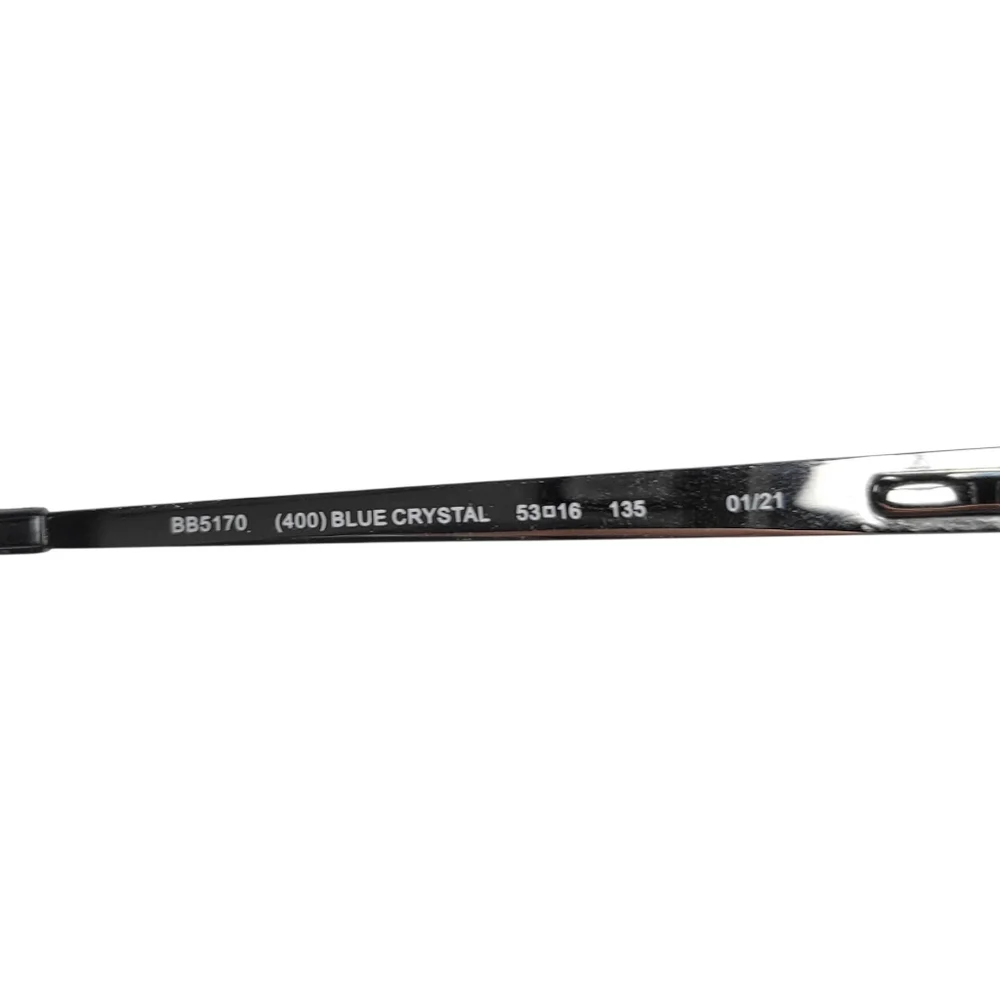 Bebe Eyeglasses Frames ONLY‎ BB5170 400 Crystal Blue Black Full Rim 53-16-135